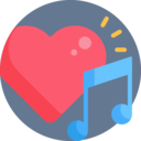 notes,music and multimedia,music,musical,heart,musical note,love,shape,quaver,symbols,love and romance,musical notes,music lover